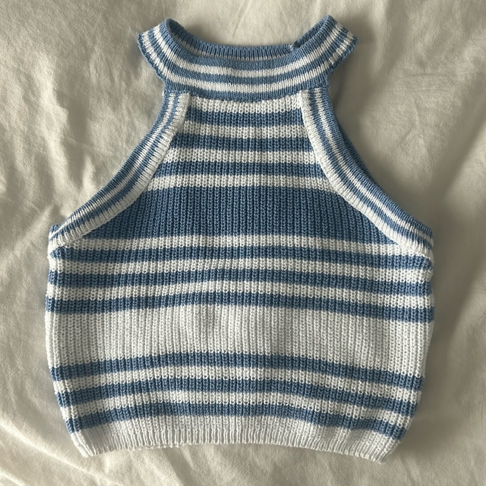 Knit crop top